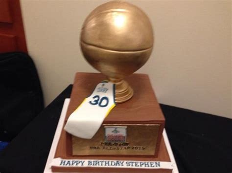 Stephen Curry gets awesome custom birthday cake | Larry Brown Sports