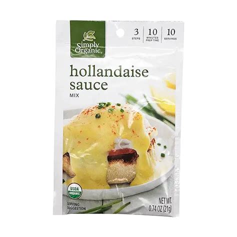 Organic Hollandaise Sauce Mix 074 Oz At Whole Foods Market