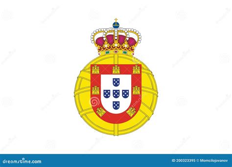 Flag of the United Kingdom of Portugal, Brazil, and the Algarves from ...