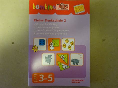 bambino LÜK Logisches Denken Kleine Denkschule 2 ab 7 00 2025