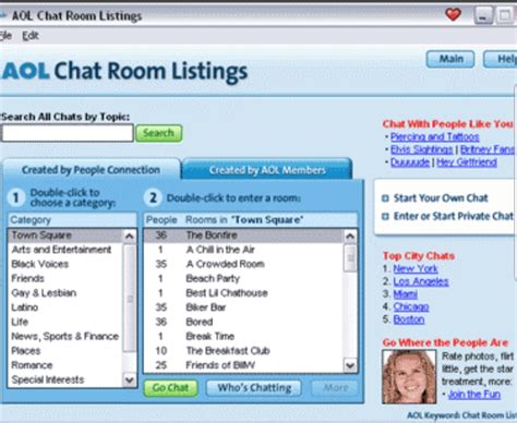 To Visit Chat Rooms