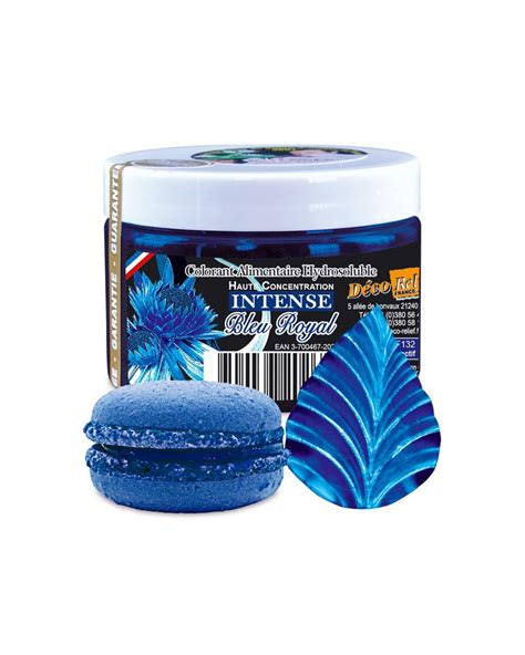 Colorant intense bleu royal Déco Relief pot de 50gr