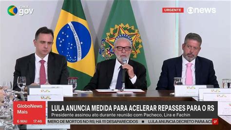 Lula Anuncia Decreto Legislativo Para Reconhecer Calamidade E Dar