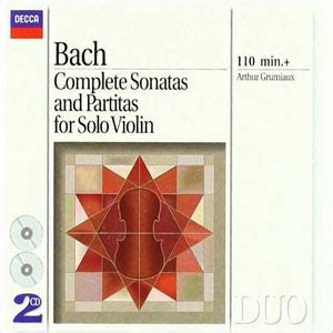 Arthur Grumiaux Bach J S Complete Sonatas Partitas For Solo