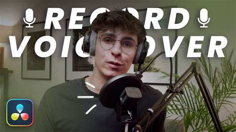 How To Record A Voice Over In Davinci Resolve Youtube