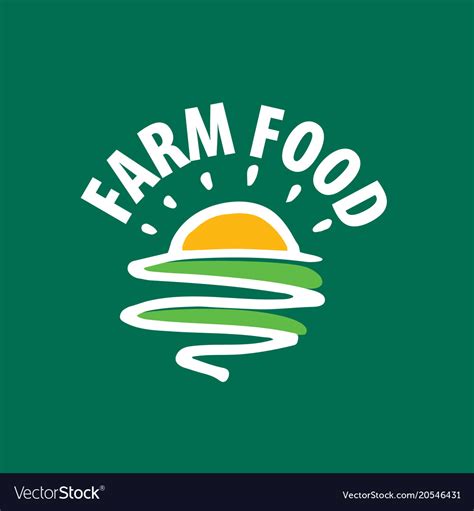 Logo farm food Royalty Free Vector Image - VectorStock