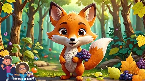 The Fox And The Sour Grapes Song For Kids Nursery Rhymes Youtube