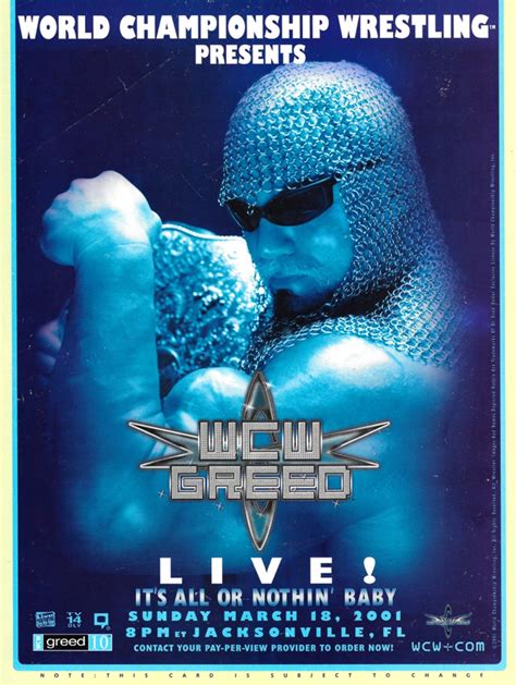 PPV REVIEW: WCW Greed 2001