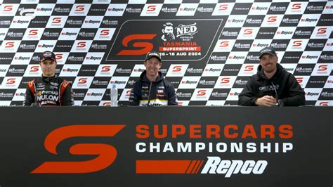 Friday Press Conference 2024 NED Whisky Tasmania SuperSprint Supercars