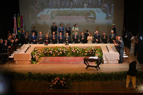 Magistrados do TJAM prestigiam posse da nova gestão do TCE AM que terá