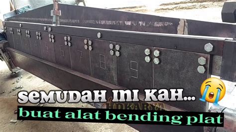 Cara Yang Mudah Buat Alat Penekuk Plat Bending Plat YouTube