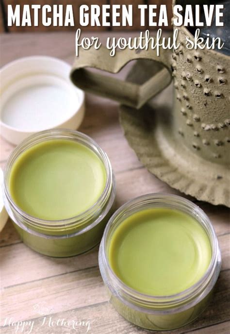 Diy Matcha Green Tea Salve Aging Skin Care Anti Aging Skin Care