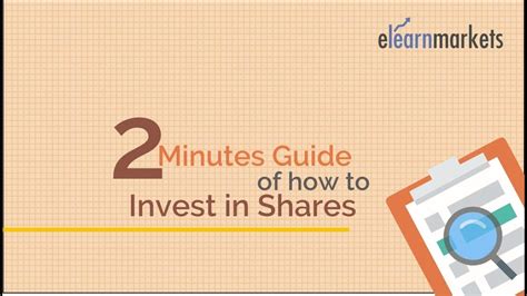 2 Minute Guide To How To Invest In Shares Beginners Guide Youtube