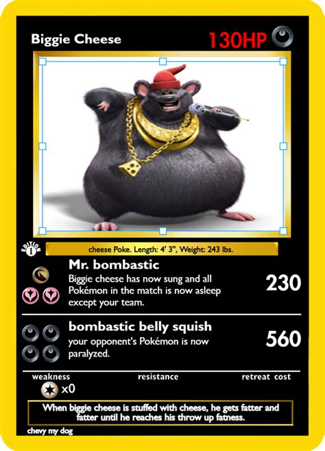 Biggie Cheese - PokeCardMaker