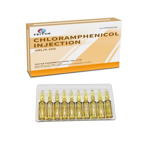 Chloramphenicol Injection 2ml 025g With Gmp China Chloramphenicol