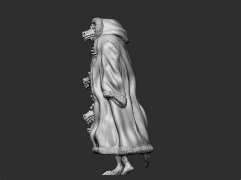 Three Kobolds In A Trench Coat 3d Model 3d Printable Cgtrader