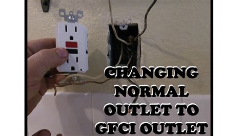 Changing Electrical Outlet To Gfci