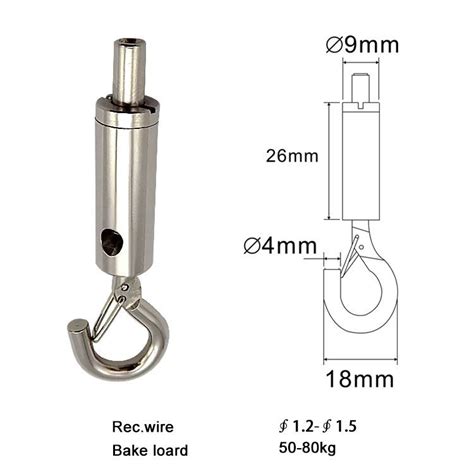 Ceiling Attachment Brass Cable Gripper For Hanging Lighting Billboard Hanging Kits