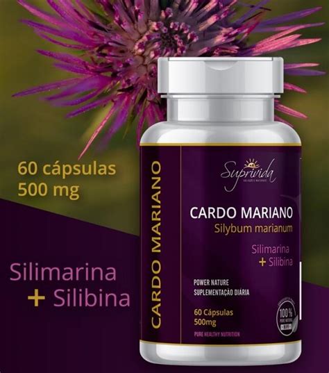 Comprar Cardo Mariano Silimarina Silibina 60 Cápsulas De 500mg R35