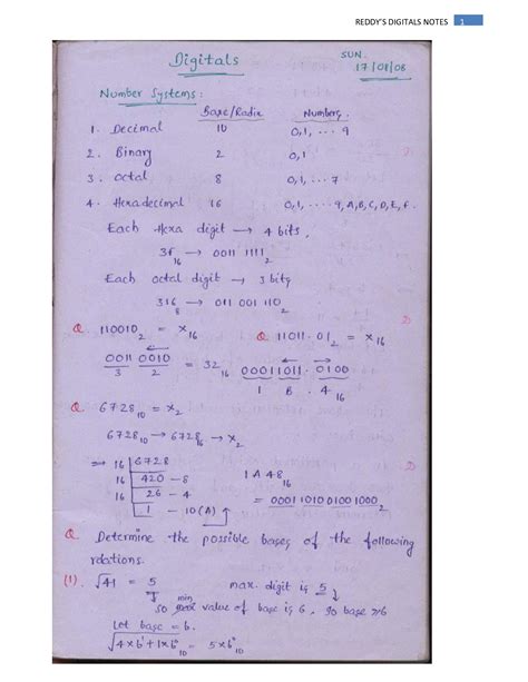 SOLUTION Digital Electronics Class Notes Studypool