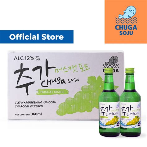 Chuga Korean Soju Muscat Grape 20 Btls X 360ml Shopee Singapore