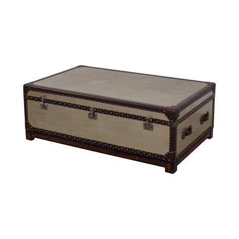 71% OFF - Restoration Hardware Restoration Hardware Trunk Coffee Table / Storage