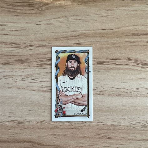 2023 Topps Allen Ginter Baseball Mini Charlie Blackmon 171 Colorado