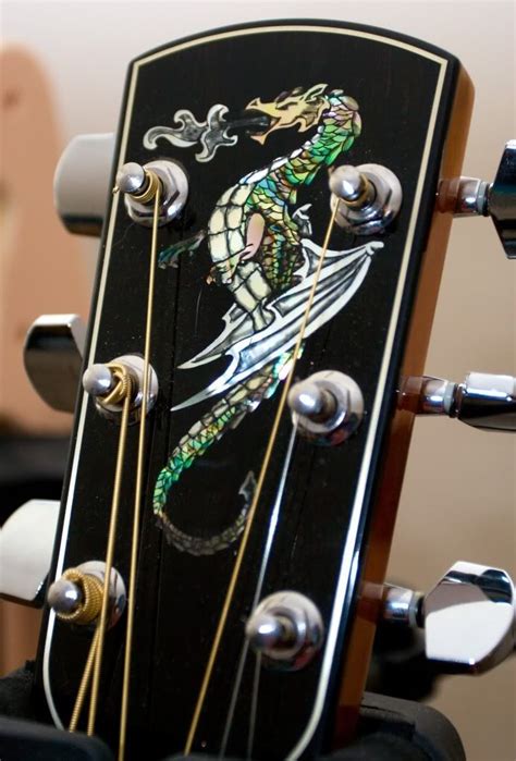 Acoustic Guitar Headstock Designs Symbol