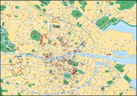 Map of Dublin ireland - Dublin centre map (Ireland)