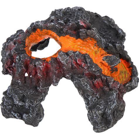 Decorations For Home Tank Volcano Ornament Fish Resin Rockery Crafts Ebay