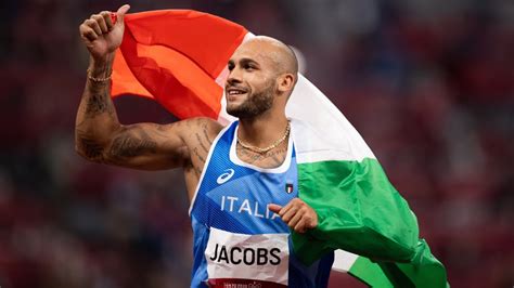 Lamont Marcell Jacobs Wins Gold For Italy In Men S M Sprint