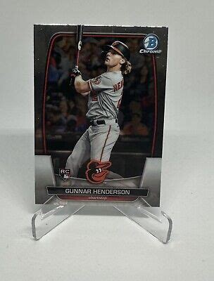 2023 Bowman Chrome Gunnar Henderson Rookie Baltimore Orioles 10 RC EBay