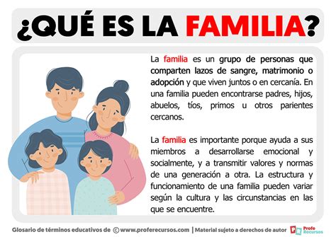 La Familia Conceptos Tipos Importancia y Características