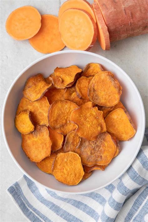 Baked Sweet Potato Chips {extra Crispy} Feelgoodfoodie En 2024