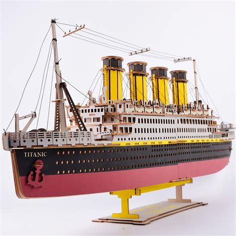 Large Wooden Titanic Model Kit 3D Wooden Puzzle