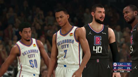 Nba 2k22 Los Angeles Clippers Vs Oklahoma City Thunder Youtube