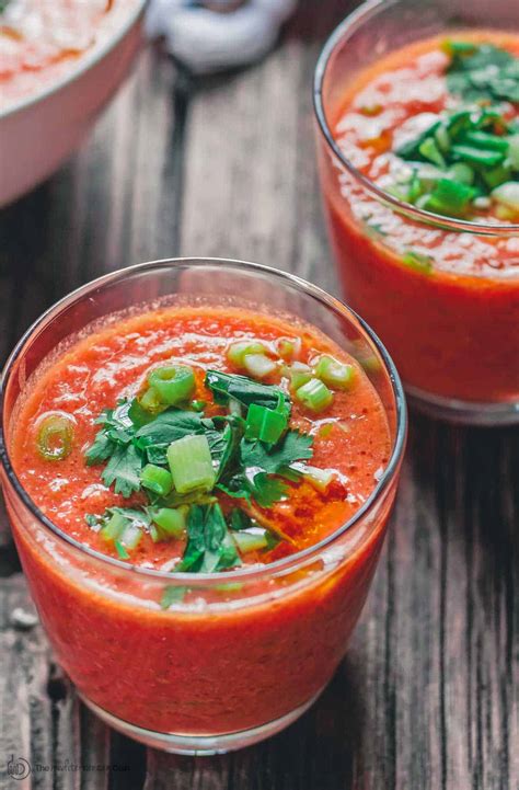 10-Minute Gazpacho Recipe - How to Make Gazpacho| The Mediterranean Dish