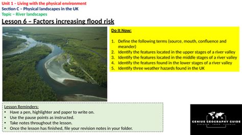 Causes of River flooding | Teaching Resources