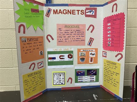 Magnets science fair board – Artofit