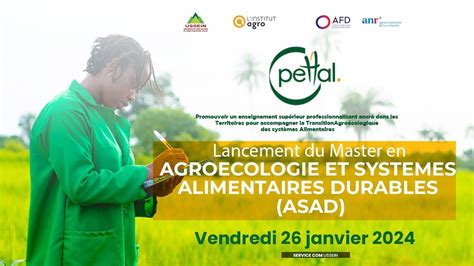 En Direct Ceremonie De Lancement Du Master Agroecologie Et Systemes