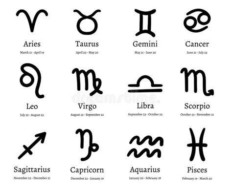 Astrological Symbols Set Stock Illustrations 3 741 Astrological Symbols Set Stock