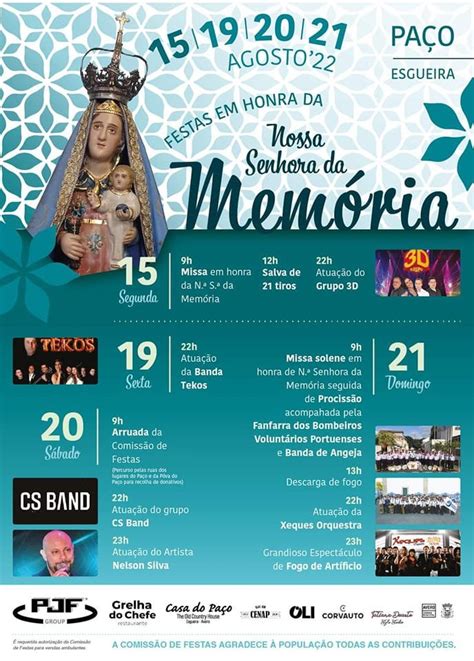 Festas Em Honra De Nossa Senhora Da Mem Ria