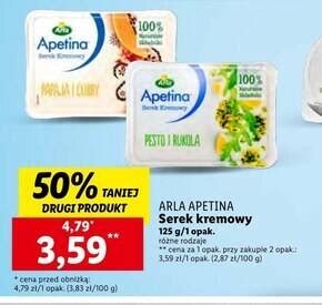 Promocja Apetina Serek Kremowy Z Jogurtem Typu Islandzkiego Skyr 125 G