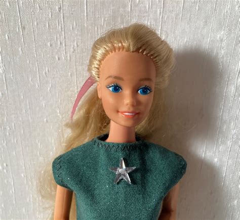 Vintage Barbie Doll Marked Mattel Inc Taiwan Etsy