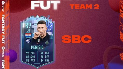 FIFA 22 SBC Ivan Perisic Fantasy FUT Disponibile Una Nuova Sfida