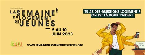 Semaine Du Logement Des Jeunes 2023 CLAJ Rodez