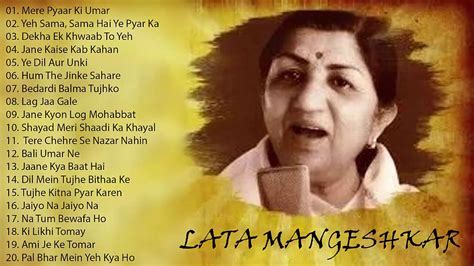 Best Evergreen Romantic Songs Of Lata Mangeshkar Hits Song Lata