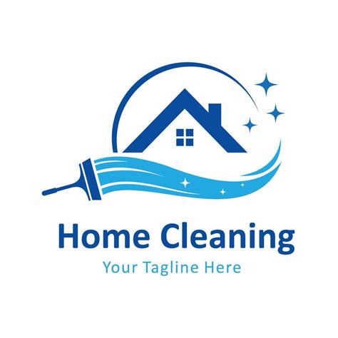 house cleaning logo 7955109 Vector Art at Vecteezy