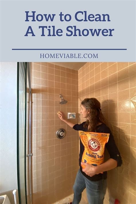 How To Clean And Maintain A Tile Shower Cleaning Bathroom Tiles