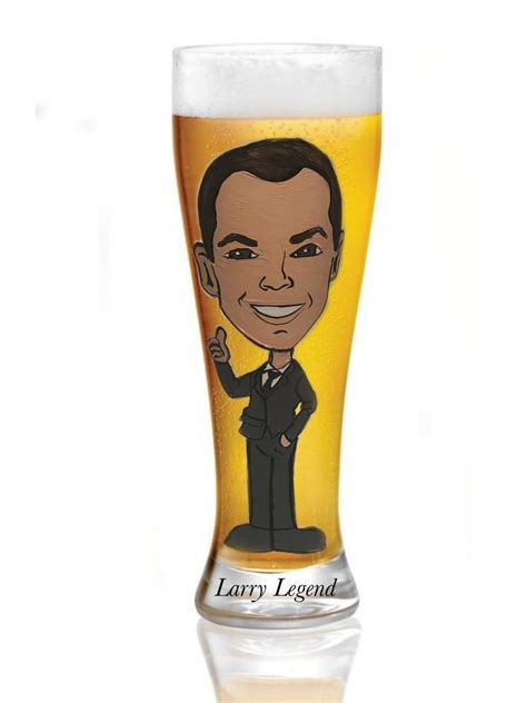 Personalized Groomsmen Caricature Beer Glass Groomsmen Gift Idea Beer